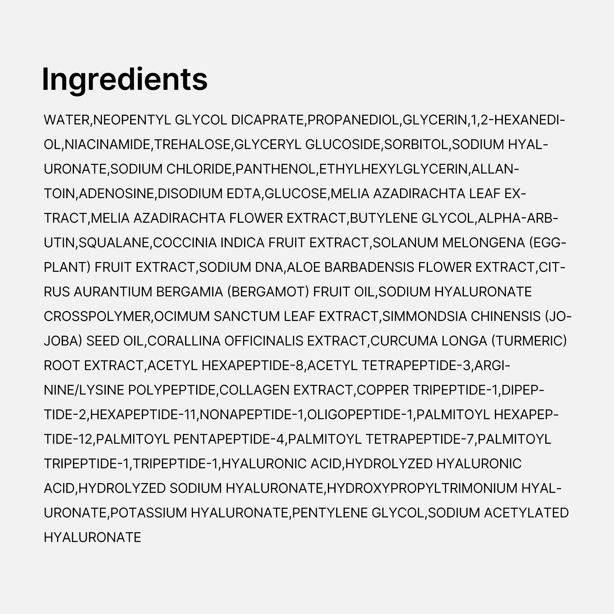 Hyaluronic Multi Peptide PDRN Serum